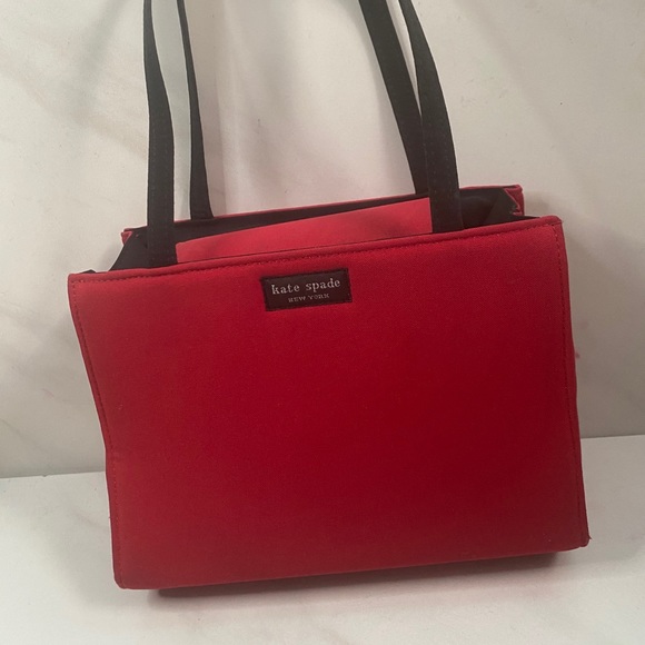 Kate Spade red and black small purse - Picture 1 of 4